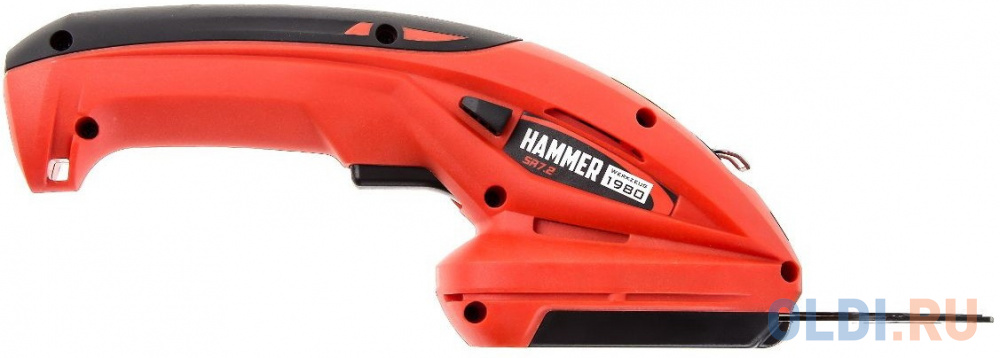 Аккум. ножницы Hammer SR7.2  7.2ВLi-Ion нож для веток 120/8мм, нож для травы 90мм 103-001 - фото 3