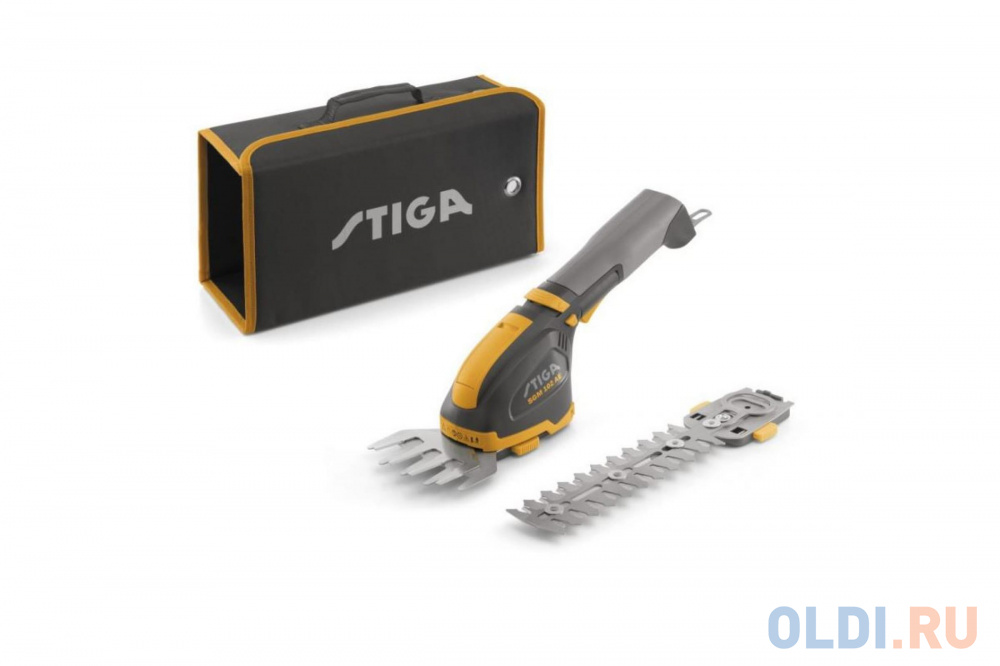 Stiga SGM 102 AE, аккумуляторные ножницы для травы, 100 мм, 2,5 Ач, размер 370х145х145
 мм - фото 4