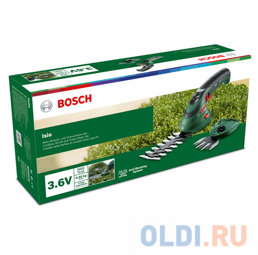 Кусторез/ножницы для травы Bosch ISIO IIIаккум. (0600833108) фото