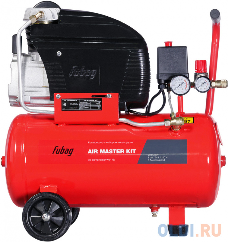 

FUBAG Компрессор AIR MASTER KIT + 6 (FC 230/24 + 6 предметов) [61431380