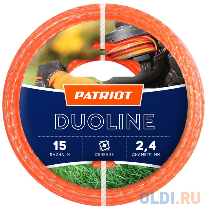

Леска Patriot Duoline D2.4 мм L15