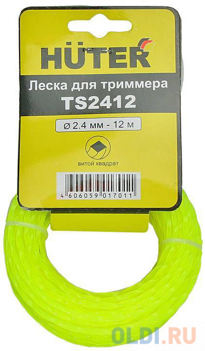 

Леска для садовых триммеров Huter TS2412 витой квадрат 71/2/13
