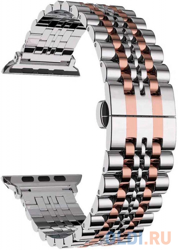

Ремешок Lyambda CASTOR 40mm розовое золото серебрянный