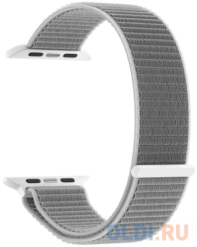 Нейлоновый ремешок для Apple Watch 42/44 mm LYAMBDA VEGA DS-GN-02-44-6 Gray-white