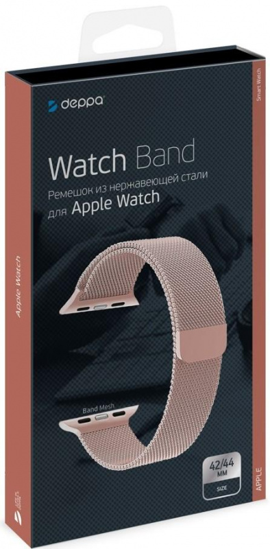 

Ремешок Deppa Band Mesh 42mm золотистый 47150