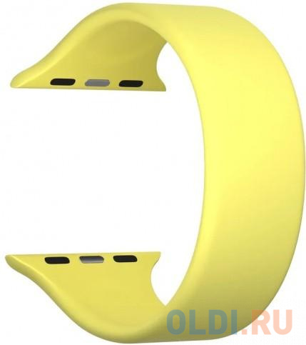Силиконовый ремешок для Apple Watch 42/44 mm LYAMBDA ATRIA DSJ-23-44-YL Yellow, цвет жёлтый
