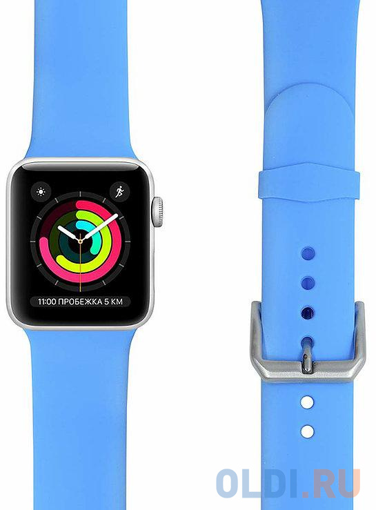 Ремешок Lyambda Alcor для Apple Watch голубой DS-APS08C-44-BL - фото 2