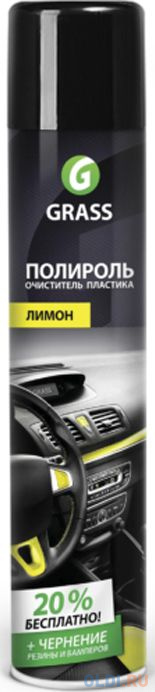 

ПОЛИРОЛЬ-ОЧИСТИТЕЛЬ ДЛЯ ПЛАСТИКА "DASHBOARD CLEANER" 0.75 Л (ЛИМОН) (1/12) "GRASS"