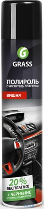 

ПОЛИРОЛЬ-ОЧИСТИТЕЛЬ ДЛЯ ПЛАСТИКА "DASHBOARD CLEANER" 0.75 Л (ВИШНЯ) (1/12) "GRASS