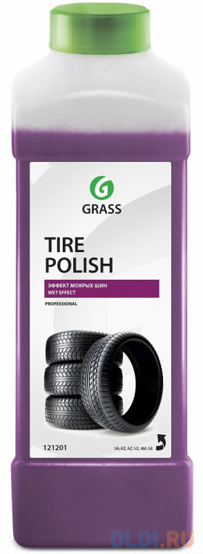 

ПОЛИРОЛЬ-ЧЕРНИТЕЛЬ ДЛЯ ШИН "TIRE POLISH" 1 Л (1/12) "GRASS