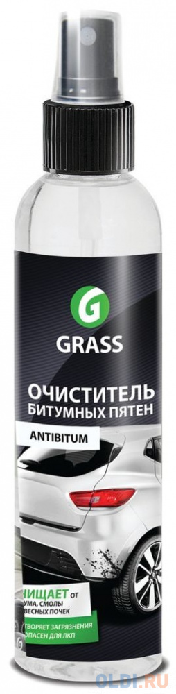 

СРЕДСТВО ДЛЯ УДАЛЕНИЯ БИТУМНЫХ ПЯТЕН "ANTIBITUM" 0,25 Л (1/30) "GRASS
