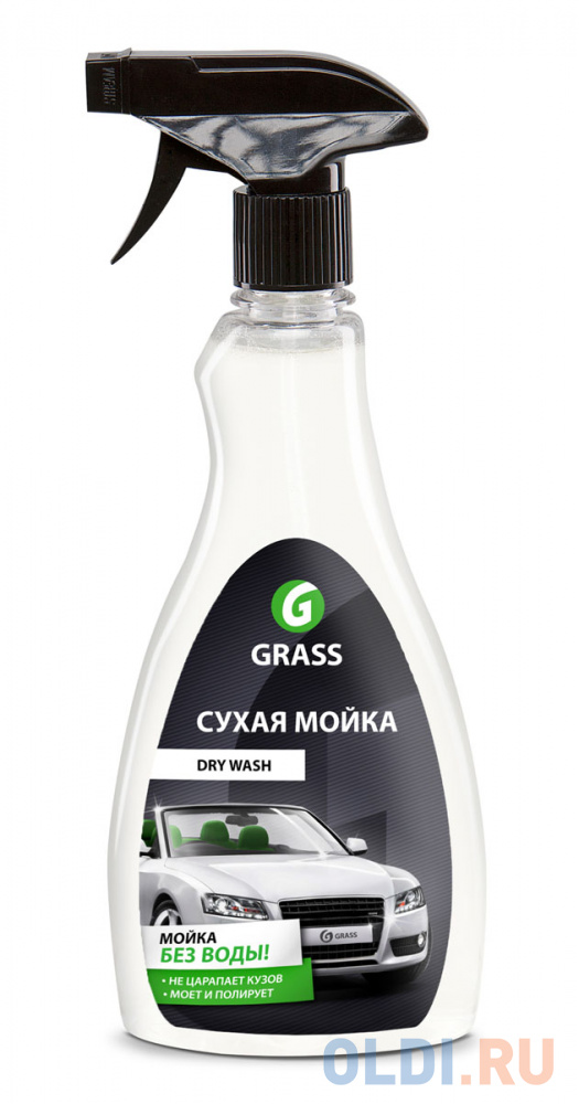 

ОЧИСТИТЕЛЬ-ПОЛИРОЛЬ ЛКП АВТОМОБИЛЯ (СУХАЯ МОЙКА) "DRY WASH" 0.5 Л (1/15) "GRASS