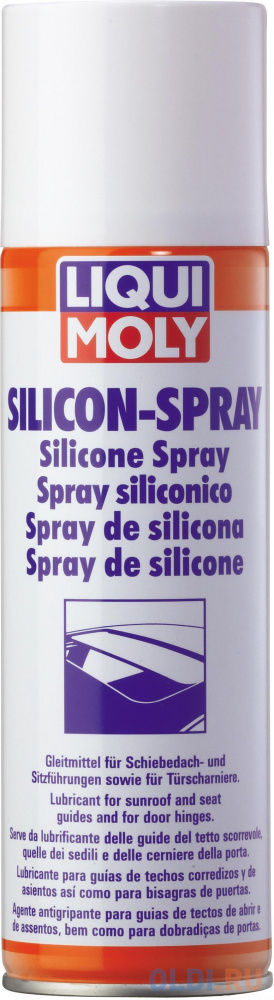Смазка LiquiMoly Silicon-Spray (силиконовая) 3955 - фото 1