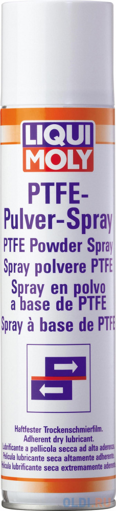 Тефлоновый спрей LiquiMoly PTFE-Pulver-Spray 3076 спрей для клинового ремня liquimoly keilriemen spray 4085
