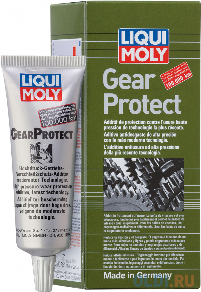 Средство для защиты трансмиссий LiquiMoly GearProtect 1007 очиститель мотора liqui moly