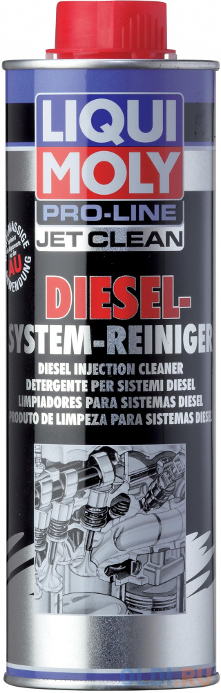 Жидкость для очистки дизельных топливных систем LiquiMoly Pro-Line JetClean Diesel-System-Reiniger 5154 жидкость для очистки бензиновых систем liquimoly pro line jetclean benzin system reiniger konzentrat 5152