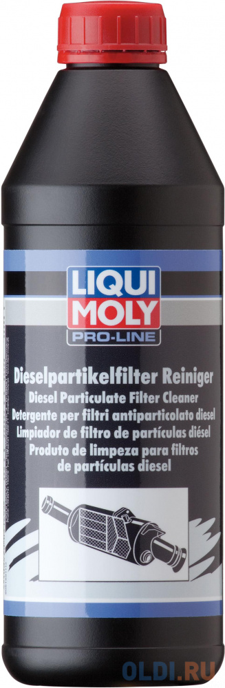 Очиститель сажевого фильтра LiquiMoly Pro-Line Diesel Partikelfilter Reiniger (дизельного) 5169 присадка для дизельных топливных фильтров liquimoly pro line diesel filter additive 20790