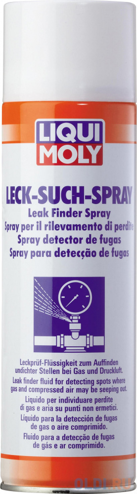 Средство для поиска мест утечек LiquiMoly Leck-Such-Spray (воздуха в системах) 3350 wellroom спрей для уборки мест содержания животных