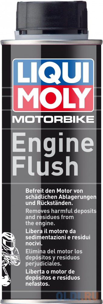 Промывка масляной системы мототехники LiquiMoly Motorbike Engine Flush 1657 присадка для очистки топливной системы liquimoly 4 тактных двигателей motorbike 4t bike additiv 1581