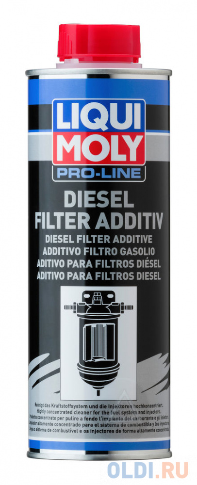 Присадка для дизельных топливных фильтров LiquiMoly Pro-Line Diesel Filter Additive 20790 5122 liquimoly смазывающая присадка д диз сист diesel schmier additiv 0 15л