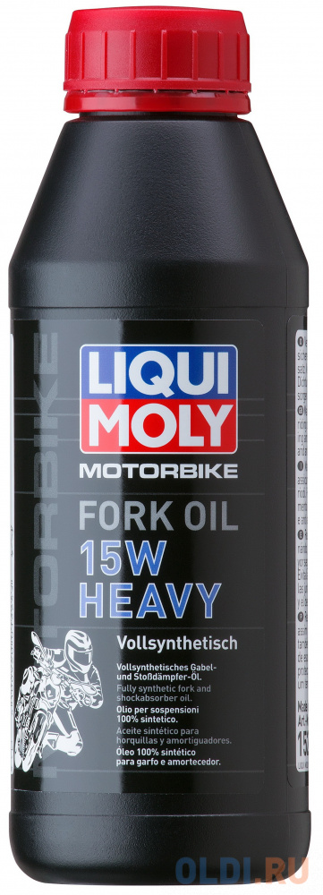 1524 LiquiMoly Синт. масло д/вилок и амортиз. Motorbike Fork Oil Heavy 15W (0,5л) 39032 liquimoly нс синт мот масло optimal new generation 5w 40 1л