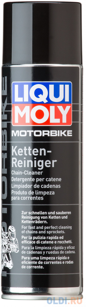 1602 LiquiMoly Очист.приводной цепи мотоц. Motorbike Ketten-Reiniger (0,5л) цепная смазка для мотоциклов liquimoly motorbike kettenspray weiss белая 1592
