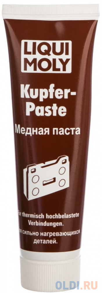 3080 LiquiMoly Медная паста Kupfer-Paste (0,1кг) паста монтажная liquimoly reifen montierpaste для колес 3021