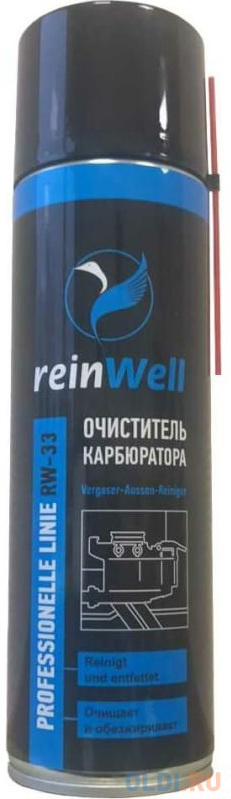 3236 ReinWell Очист.карбюратора RW-33 (0,5л) 4066 liquimoly очист дмрв luftmassensensor rein 0 2л