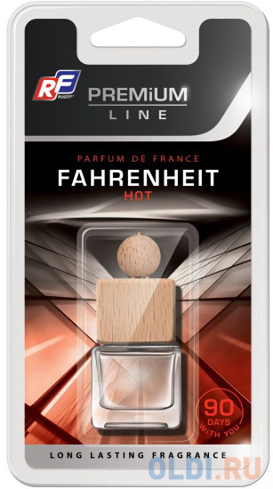 

27379N RUSEFF Ароматизатор подвесной жидкостный PARFUM DE FRANCE Fahrenheit Hot (0,006л)