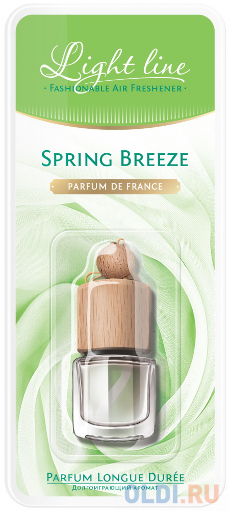 27479N RUSEFF Ароматизатор подвесной  жидкостный PARFUM DE FRANCE Spring Breeze (0,005л) 27314n ruseff ароматизатор подвесной жидкостный parfum de france fresh shaik 0 005л