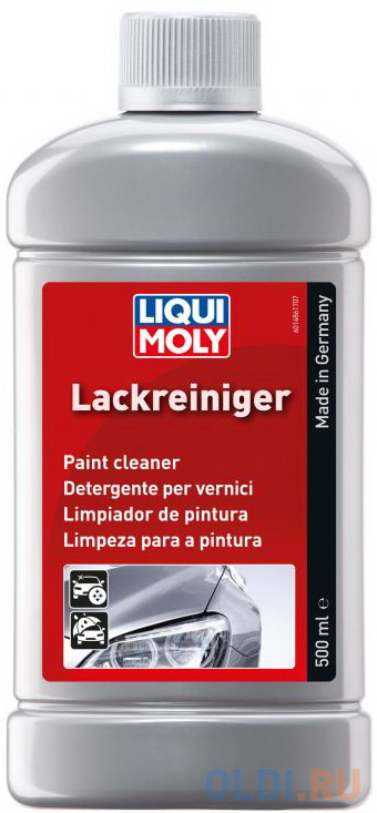 1486 LiquiMoly Очиститель окрашенных поверхностей Lack Reiniger (0,5л) очиститель поверхностей от краски и клея farant 210мл