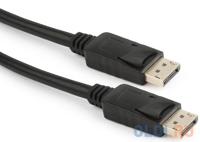 Кабель DisplayPort 1.8м Gembird CC-DP2-6 круглый черный