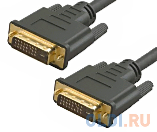 Кабель DVI 3м 5bites APC-096-030 круглый черный