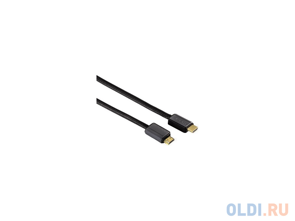 

Кабель HDMI 1.5м HAMA H-56559 круглый черный