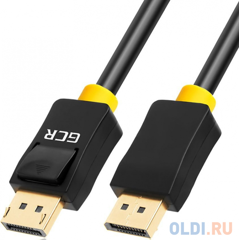 Кабель DisplayPort 1м Green Connection GCR-DP2DP-1.0m круглый черный