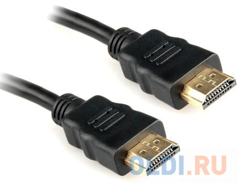 

Кабель HDMI 1м 5bites HM-100-010NA круглый черный