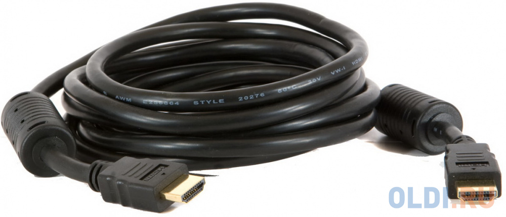 Кабель HDMI 15м 5bites APC-014-150M круглый черный кабель miniusb 1м 5bites круглый