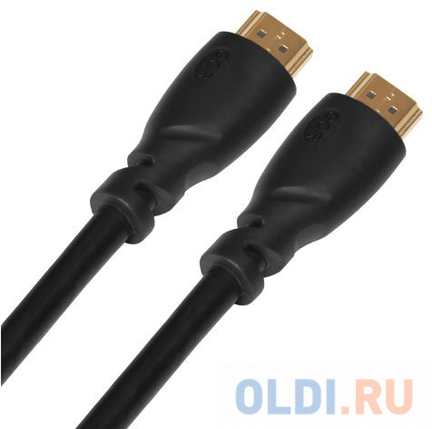 

Кабель HDMI 0.2м Green Connection GCR-HM310-0.2m круглый черный