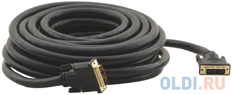 

Кабель DVI 3м Kramer 94-0111010 круглый черный