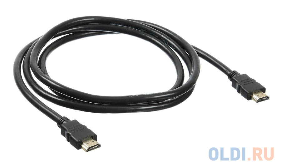 Кабель HDMI 1.8м Бюрократ BHP HDMI 2.0-1.8 круглый черный - фото 1