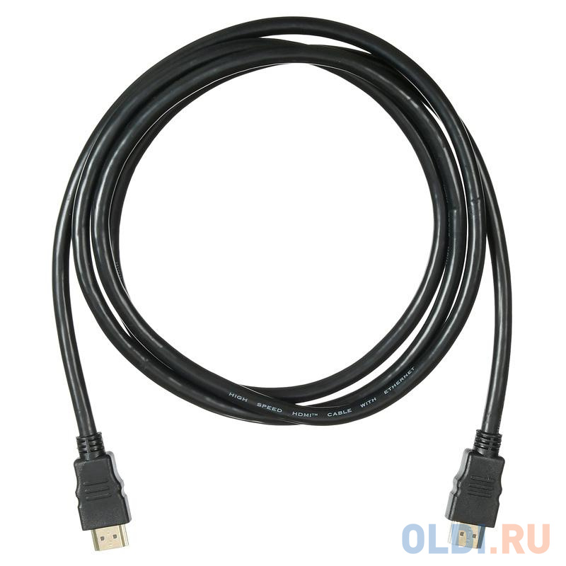 Кабель HDMI 1.8м Бюрократ BHP HDMI 2.0-1.8 круглый черный - фото 2