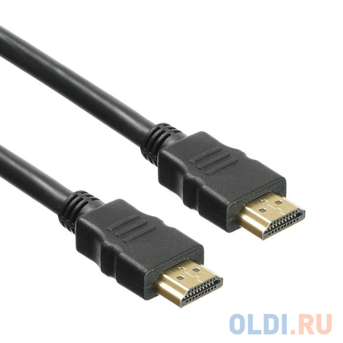 Кабель HDMI 1.8м Бюрократ BHP HDMI 2.0-1.8 круглый черный - фото 3