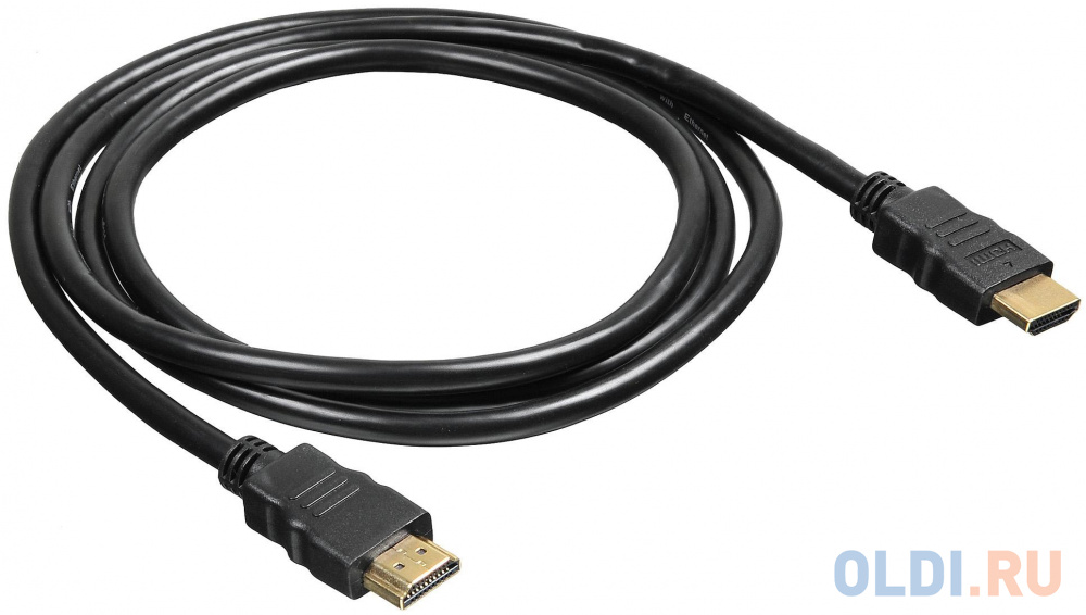 Кабель HDMI 1.5м BURO BHP HDMI 1.5 круглый черный