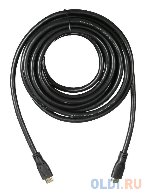 Кабель HDMI 7м Бюрократ BHP HDMI 2.0-7 круглый черный фото