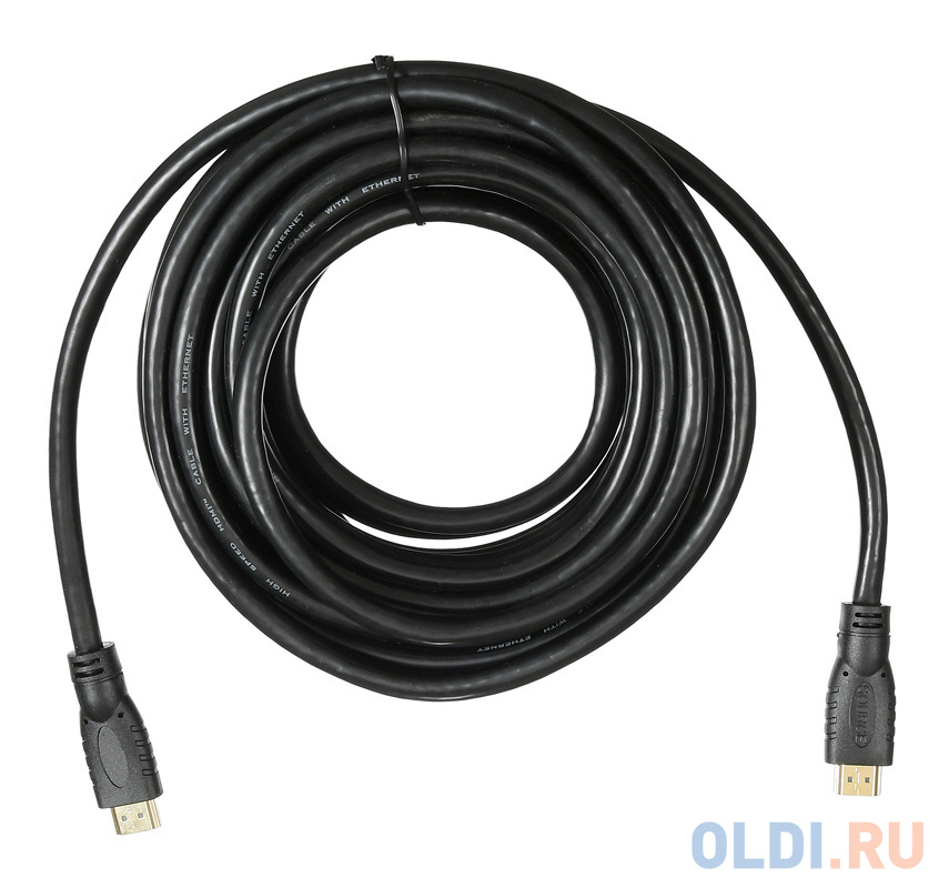 Кабель HDMI 10м Бюрократ BHP HDMI 2.0-10 круглый черный Вид№2