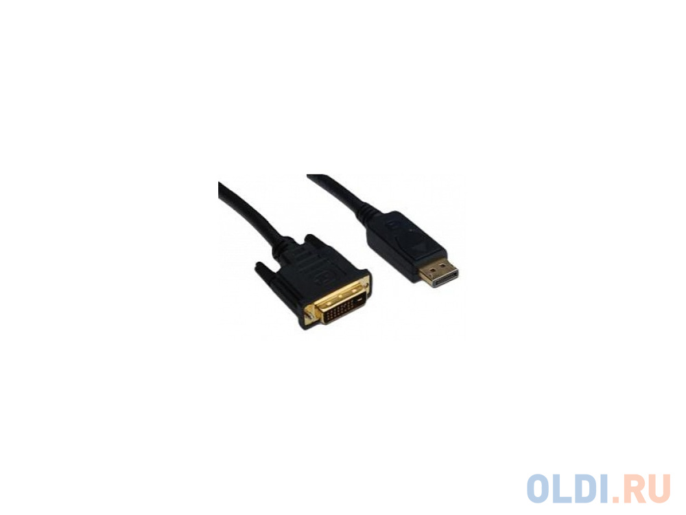 Кабель DVI DisplayPort 1.8м Ningbo 840970 круглый черный Вид№2