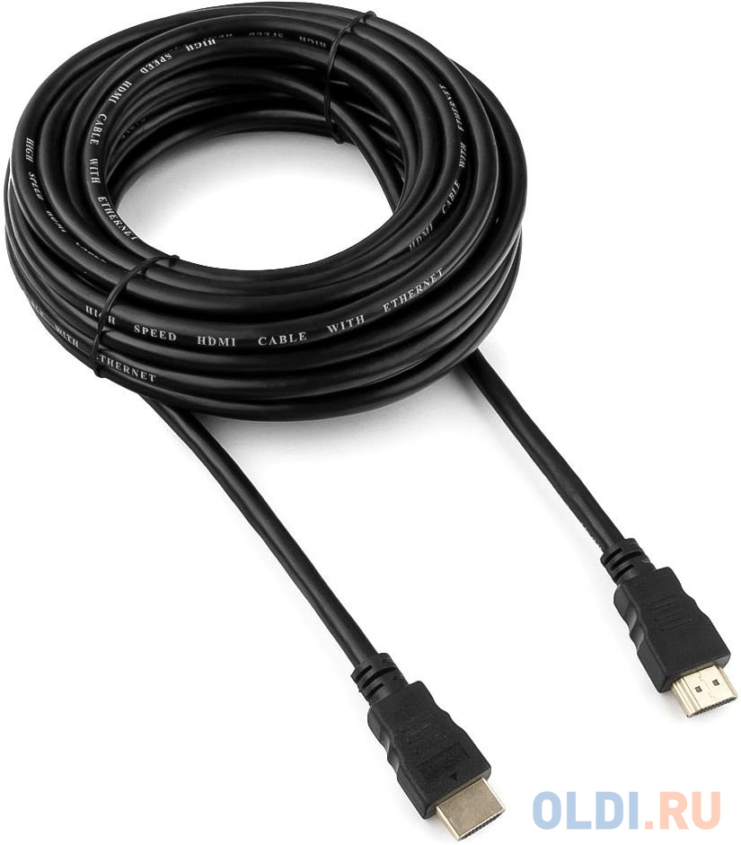 Кабель HDMI 7.5м Гарнизон GCC-HDMI-7.5M круглый черный