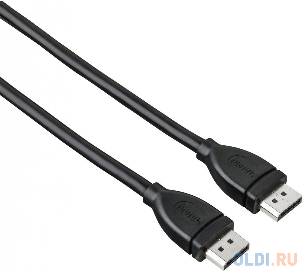 

Кабель DisplayPort 1.8м HAMA 00054513 круглый черный