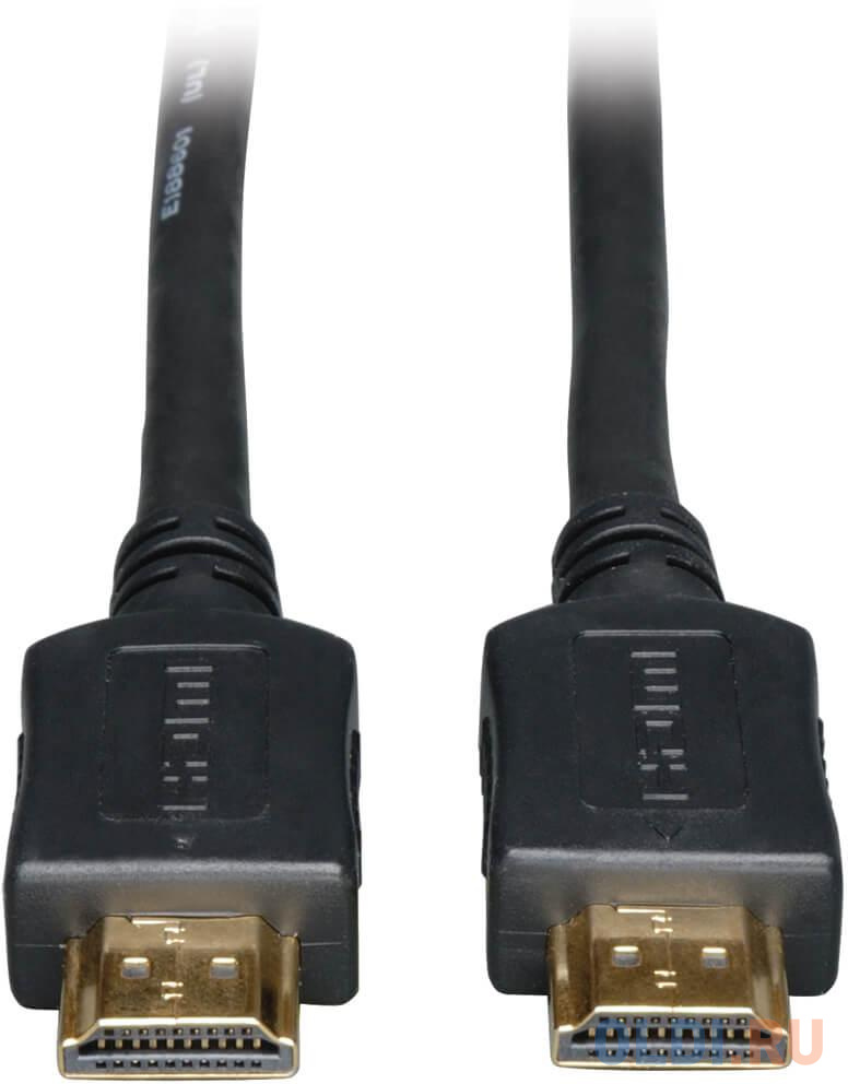 Кабель HDMI 3м Tripplite P568-010 круглый черный - фото 1