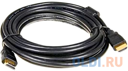 Кабель HDMI 3м 5bites APC-200-030F круглый черный кабель microusb до 0 5м 5bites круглый uc5002 005